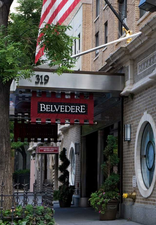 Entrance To Belvedere Hotel