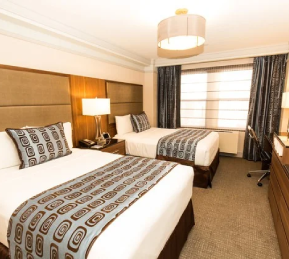 Belvedere Hotel Room - Two Double Beds