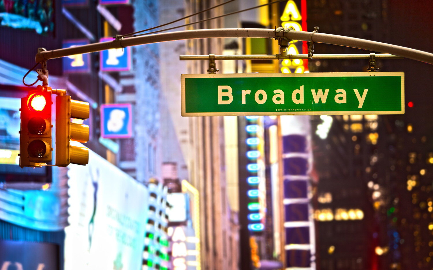 Broadway Sign, New York City - Image by Stuart Monk