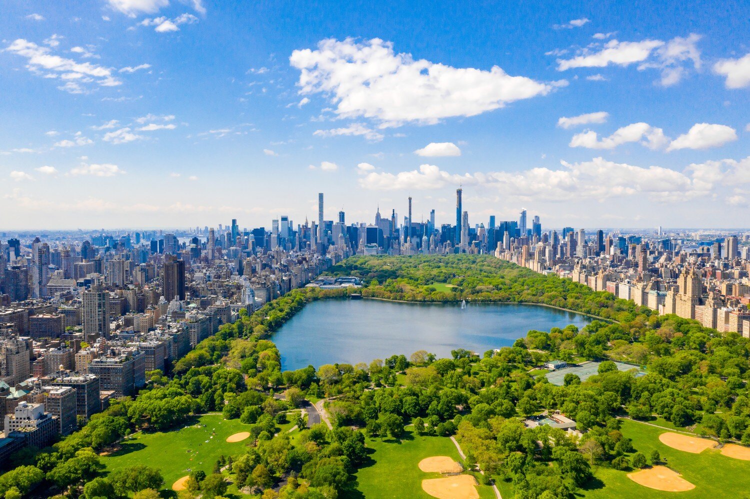 View of Central Park New York city