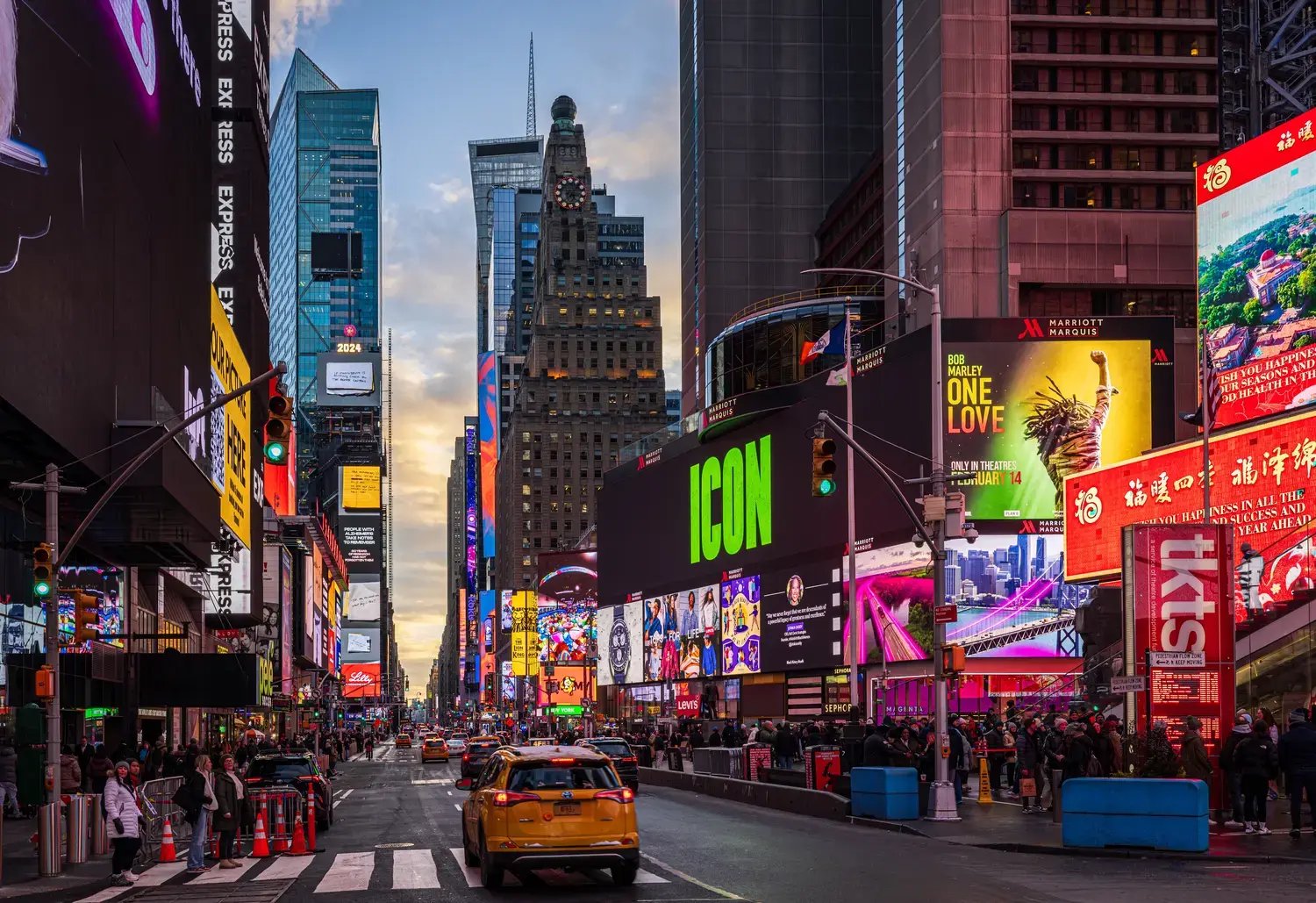 Times Square in NYC - Image by Maarten Schurink